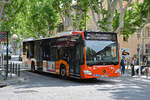 Mercedes Citaro 545, auf der Linie 10, ist am 13.05.2024 in Aix-en Provence unterwegs.
