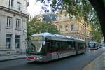 gleich drei Irisbus Crisalis ETB18 der Linie C3 befanden sich zu diesem Zeitpunkt in der Rue de la Republique auf dem Werg in Richtung Gare St.