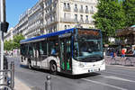 Heuliez GX Bus mit der Nummer 257, auf der Linie 61, ist in Marseille unterwegs.