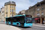 Frankreich / Stadtbus Metz / Bus Metz: Mercedes-Benz Citaro C2 von LE MET' / Transports de l'agglomeration de Metz Metropole, aufgenommen im Juli 2017 im Stadtgebiet von Metz.