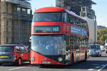 24.10.2018 / London Westminster Bridge / New Routemaster / LTZ 1147.