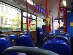 Edinburgh am 19.10.2010, 'Interieur' eines Busses der 'Lothian Buses'.