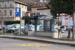 Haltestelle Lavis Piazza Mercato für den Stadtbus nach Trient sowie den Gemeindebus Lavis.