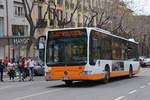 Mercedes Citaro 385, auf der Linie 1, unterwegs in Cagliari. Die Aufnahme stammt vom 08.05.2018.