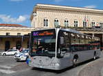 Mercedes Citaro (CM062PX) als Flughafen-Zubringer vor dem Bahnhof Bologna Centrale, 03.09.2018.