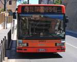 Iveco CityClass der atac Roma mit der Betriebsnummer 3683 als Linie 49 in der Nähe vom Vatikanischen Museum.