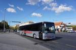 Kroatien / Bus Zagreb / Autobus Zagreb: Iveco Crossway LE von Čazmatrans - Nova d.o.o., aufgenommen im Oktober 2017 an der Haltestelle  Dubec  im Stadtgebiet von Zagreb.