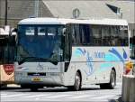 (AS 501) MAN Bus des Busunternehmens AS Tours Schemel-Rasqui aus Colmar-Berg gesehen am Bahnhof von Luxemburg am 08.06.08.