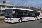 VB 5500, Setra S 418 LE von Autocars Bollig, abgestellt am Bahnhof in Diekirch.