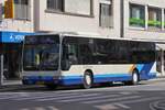AM 5539, Mercedes Benz Citaro, von Armand Meyers, in der früheren Farbgebung des VDL in der Stadt Luxemburg unterwegs.