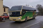 GT 0923, Neoplan Cityliner fährt mir nahe Wiltz vor die Linse. 01.2024