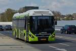 SL 3534, Volvo 7900 Hybrid Bus von Sales Lentz, aufgenommen in der Stadt Luxemburg. 21.04.21
