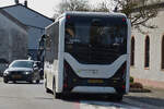 RG 3005, Heckansicht vom e Bus Karsan Atak, von Sales Lentz, aufgenommen in der Nähe von Wiltz. 03.2022