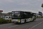 RG 5003, Setra S 416 LE, von Sales Lentz, kommt von Bastogne an der Endhaltestelle in Marnach an.