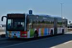 DU 9547, Mercedes Benz Citaro des VDL, am Flughafen von Luxemburg.