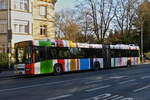 YV 6626, Volvo V7700 des VDL, in den Straßen der Stadt Luxemburg aufgenommen am 02.12.2013.