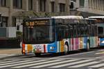 VA 3333, MAN Lion’s City des VDL, in der Stadt Luxemburg unterwegs.