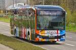 AV 6017, MA Lions Citye, vom VDL, in der Stadt Luxemburg unterwegs. 04.2026