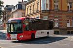 VE 2311, Irizar ie Bus von Voyages Ecker, auf den Weg nach Mersch, hier gesehen in der Stadt Luxemburg.