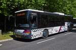 VS 1333, Setra S 416 LE, von Emile Weber, stand in der Stadt Luxemburg am Straßenrand.
