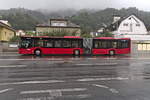 Mercedes-Benz O 530 III (Citaro 2. Generation) der Innsbrucker Verkehrsbetriebe, Bus Nr. 449, wartet als Linie T an der Haltestelle Mühlauer Brücke in Innsbruck die Wendezeit ab. Aufgenommen 13.8.2020.