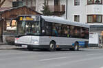 Solaris Urbino von Ötztaler (IM-OVG39) als Linie 330 an der Haltestelle Sölden Postamt. Aufgenommen 4.3.2025.