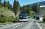 MAN Lion's Regio  Goldeck  von POSTBUS unterwegs als SEV-Kurs 14233 (Greifenburg-Weißensee Bahnhof - Lienz Bahnhof), am 29.4.2016 nahe der Haltestelle Berg im Drautal Bahnhof.
Dieser SEV-Kurs wird insgesamt mit drei Bussen abgewickelt.