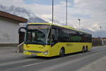 Neu bei Postbus in Tirol sind die dreiachsigen Iveco-Irisbus Crossway, hier BD-16021 als Linie 4162 in Axams, Innsbrucker Straße.