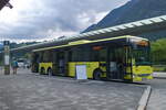 Iveco-Irisbus Crossway von Postbus (BD-16026) als Schienenersatzverkehr für die Arlbergbahn am Bahnhof Landeck.