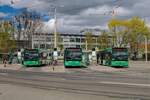 Graz. Am 16.04.2022 konnte ich die Wagen den 71 und 147 sowie den Postbus BD 15813 im Schulzentrum St. Peter fotografieren.