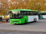 Graz. Immer mehr neue Busse vom Typ Mercedes-Benz NEW Intouro Facelift, treffen in der Postbus Verkehrsstelle Graz ein, und es werden schon die ersten Probefahrten gemacht, so auch am 11.11.2022: Hier ist Postbus BD 16435 am Postbus-Gelände in der Hohenstaufengasse zu sehen.