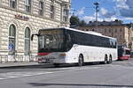Setra S 400er-Serie von Postbus (BD-15444) als Linie 160 in Salzburg, Mirabellplatz.