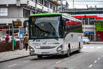 BD 16144 als Wieselbus 101 unterwegs nach Gmünd verlässt am 21.2.2024 den St.