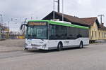Iveco-Irisbus Crossway von Postbus (BD-15676) als Linie 688 in Ober-Grafendorf, Bahnhof. Aufgenommen 14.3.2024.