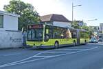 Mercedes-Benz Citaro Facelift von Postbus (BD-13692) als Linie 161 in Dornbirn, Stadtstraße. Aufgenommen 17.7.2025.