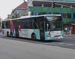 BD 16800, Iveco Crossway, Postbus, unterwegs zum Bahnhof in Klagenfurt. 05.05.2026 