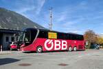MAN Lion's Coach  von Postbus (BD-12192) als Schienenersatzverkehr f�r die Arlbergbahn am Bhf. �tztal. Aufgenommen 8.10.2025.