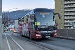 MAN Lion's Coach von Postbus (BD-12192) als Schienenersatzverkehr f�r die Unterinntalbahn in Innsbruck, Amraser Stra�e.