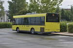 Solaris Urbino (DO-712EO) als Linie 166 in Lustenau Bahnhof. Aufgenommen 22.6.2023.