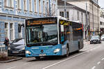 21.2.2024: Zuklinbus KG 656 AL als Lup Linie 2 nach Harland Amtshaus erreicht den Hbf St.Pölten