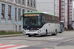 Iveco-Irisbus Crossway von Oberger (WB-479GR) als Linie 108 in St. Pölten, Daniel-Gran-Straße. Aufgenommen 14.3.2024.