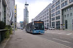 Mercedes-Benz Citaro 2. Generation von Zuklinbus (KG-652AL) als Stadtbus St. Pölten Linie 2 vor dem Klangturm im Landhausviertel von St. Pölten. Aufgenommen 14.3.2024.