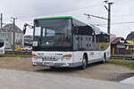 Setra S 400er von N-Bus (P-NBUS75) im Auftrag von Postbus beim Lagerhaus in Ober-Grafendorf.