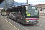 Setra S 416 GT von Auderer (IM-BUS 4) als Schienenersatzverkehr f�r die Mittenwaldbahn in Innsbruck, Frachtenbhf./Verladestelle. Aufgenommen 27.8.2025.