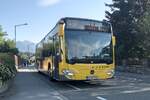 Mercedes-Benz Citaro Hybrid (FK-BUS 20) als Linie 430 bei der Hst. Rankweil Landrichterstra�e. Aufgenommen 7.8.2025.