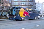 Setra S 517 HD von Krautgartner als Schienenersatzverkehr f�r die Unterinntalbahn in Innsbruck, Amraser Stra�e. Aufgenommen 19.1.2026.