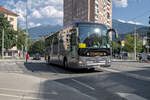 MAN Lion's Coach von Schreder als Schienenersatzverkehr f�r die Brennerbahn in Innsbruck, Amraser Stra�e. Aufgenommen 30.7.2026.