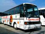 Setra-S215HO(Capellari; ist einer von 20 Bussen welche Fan´s zum Bundesligaspiel RIED - RAPID herangekarrt haben; 080426