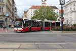 Wien WL Buslinie 74A (Mercedes Benz Citaro 8802) Stubentor / Parkring / Dr.-Karl-Lueger-Platz am 1. Mai 2015.