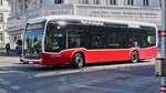 Mercedes Benz eCitaro, der Wiener Linien, aufgenommen in den Stra�en von Wien.
